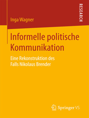 cover image of Informelle politische Kommunikation